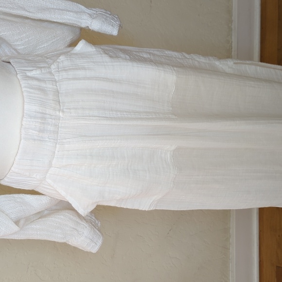 Free People White Easy Weekend Skirt Set Size Small - Picture 13 of 16